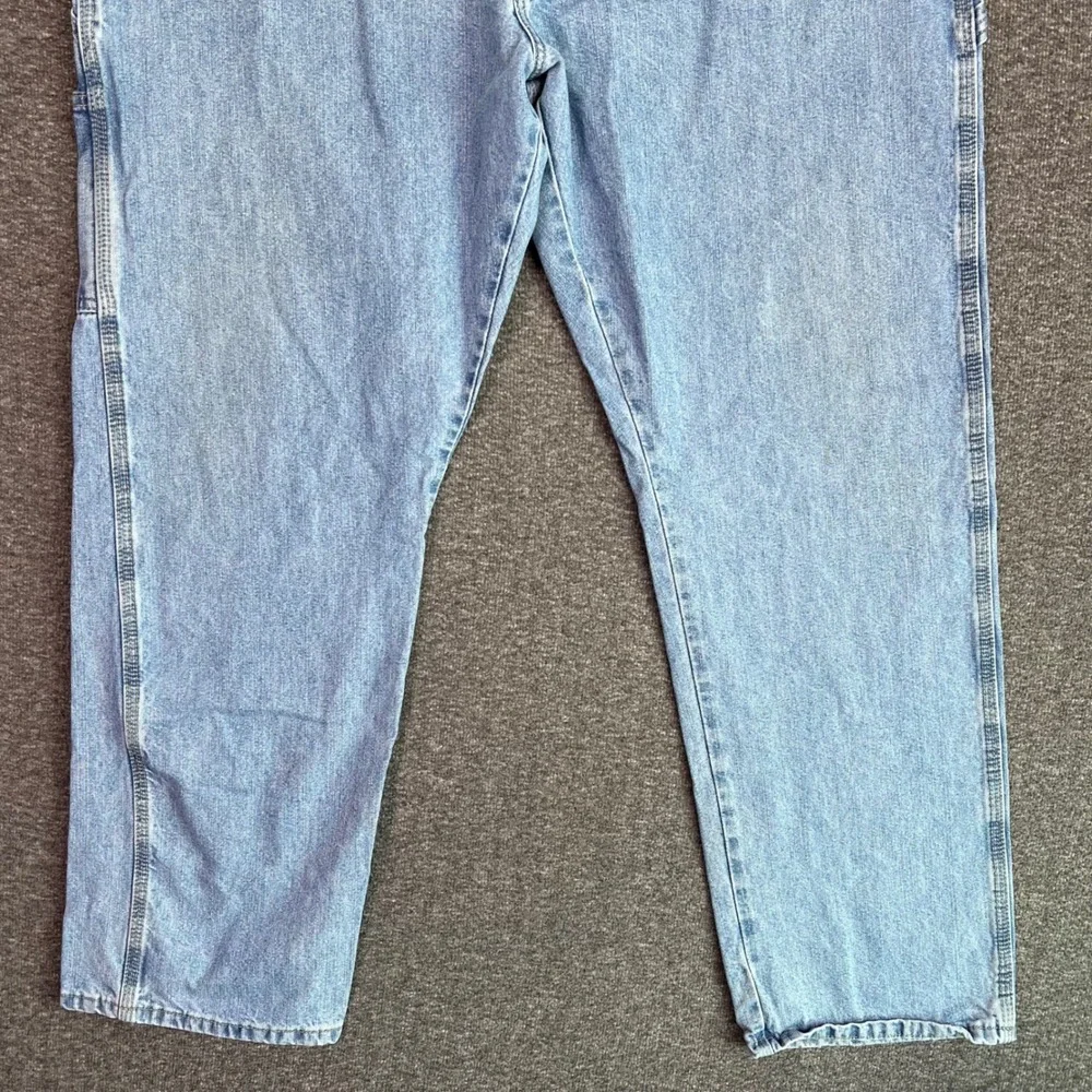 Wrangler Jeans Men Fits42x31.5 Light Carpenter Workwear Denim Western Rodeo Farm